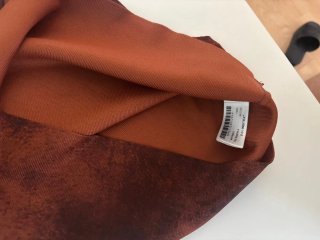 Top corto Zara efecto teñido