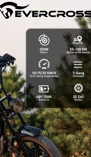 EVERCROSS EK30 Bicicleta Eléctrica