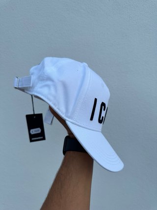 Cappello Dsquared2 Icon Bianco Nero