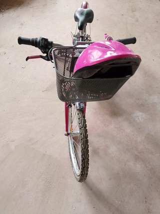 Bicicleta B'Twin poply 500 Negra y Rosa