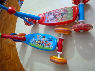2 Patines infantiles 3 ruedas