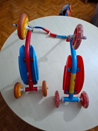 2 Patines infantiles 3 ruedas