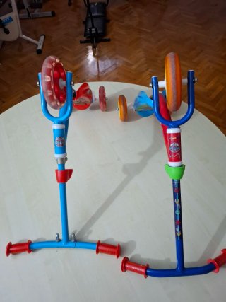 2 Patines infantiles 3 ruedas