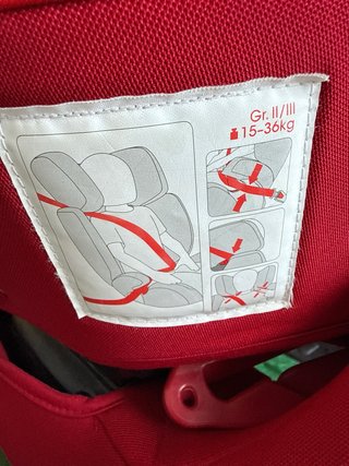 Silla coche CBX by Cybex Roja y Granate