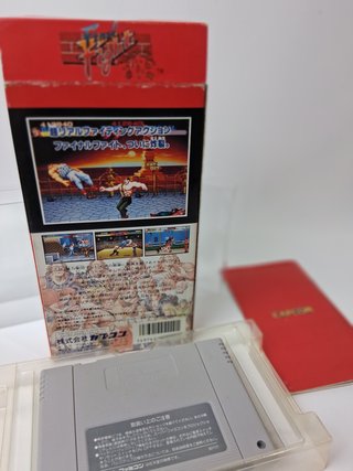Final Fight SFC JAP Capcom Super Nintendo PET
