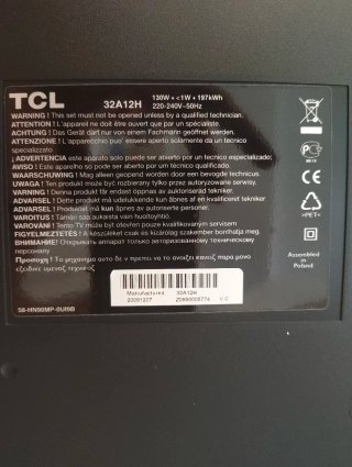 TV TCL 32 32a12h.