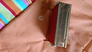 Caja joyero nacarada estilo francés dorada