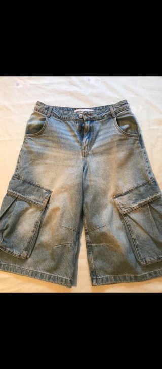 Pantalones vaqueros anchos cargo