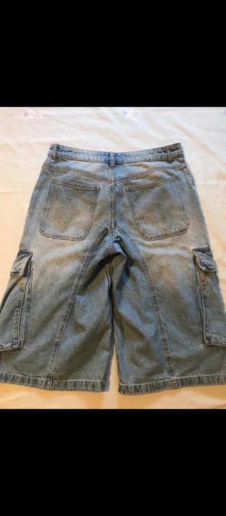 Pantalones vaqueros anchos cargo