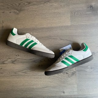 Adidas Samba OG Blancas Verdes Talla 39 Con Caja