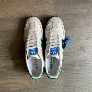 Adidas Samba OG Blancas Verdes Talla 39 Con Caja