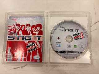 Sing it High School Musical 3 PS3