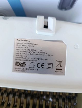 Distruggi documenti HP OneShred 8CC