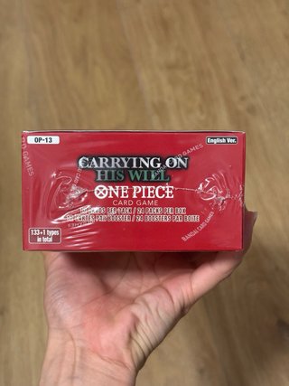 One Piece TCG OP-13 Caja boosterbox sellada inglés