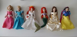 6 Muñecas porcelana Princesas Disney+Revistas