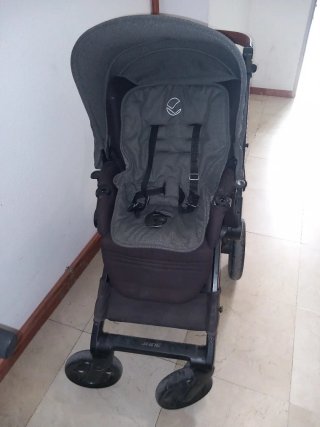 Carrito de bebé Jane gris
