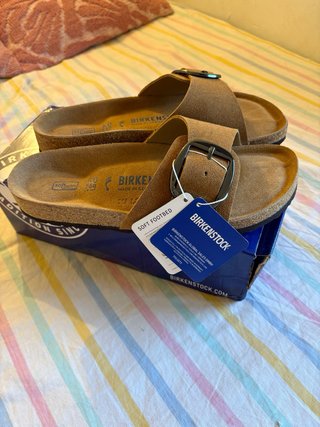 Sandalias Birkenstock Beige/Marrón Talla 40