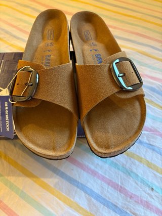 Sandalias Birkenstock Beige/Marrón Talla 40