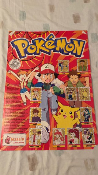 Álbum cromos 1.999 Pokemon + Póster Oficial