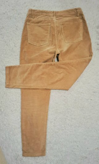 Pantaloni A Story Velluto Camello Tg. M