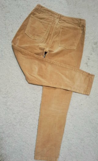 Pantaloni A Story Velluto Camello Tg. M