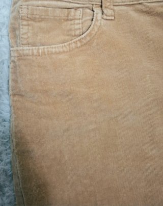 Pantaloni A Story Velluto Camello Tg. M