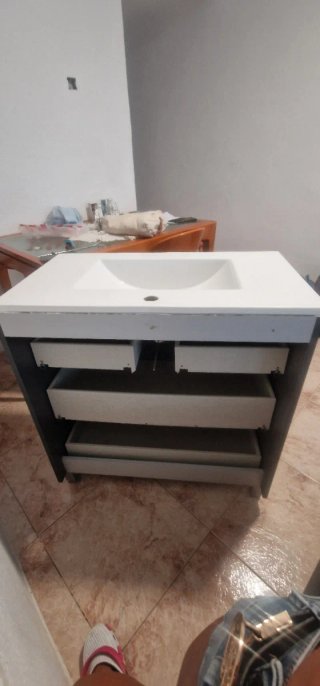 Mueble de baño con lavabo