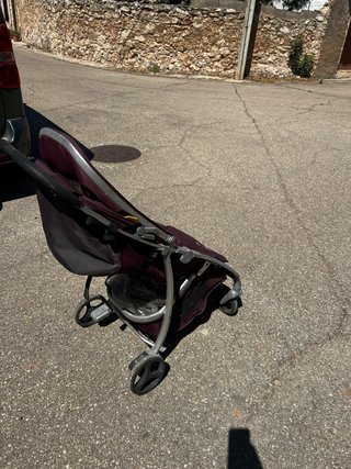 Carro de bebé Babyhome color burdeos