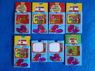 Lote cromos Botilde (Un, dos, tres), de Cropán