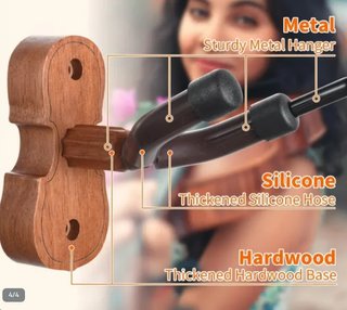 Soporte madera violín