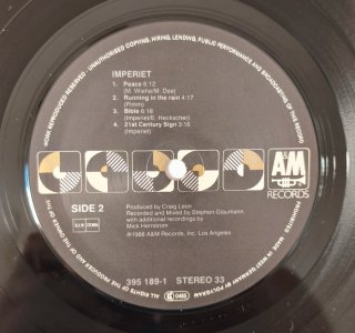 Vinilo Imperiet. 1988