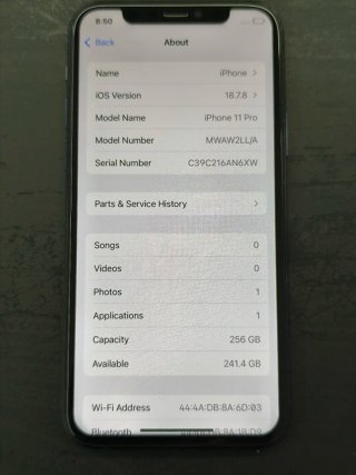 iPhone 11 Pro 256GB Verde Oscuro/Gris
