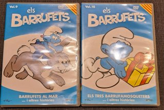 DVD Els Barrufets Vol. 9 y 10 (Catalán)