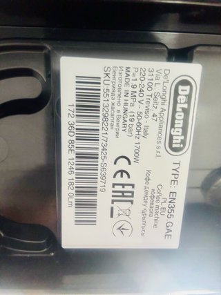 Cafetera Nespresso De'Longhi Expert & Milk