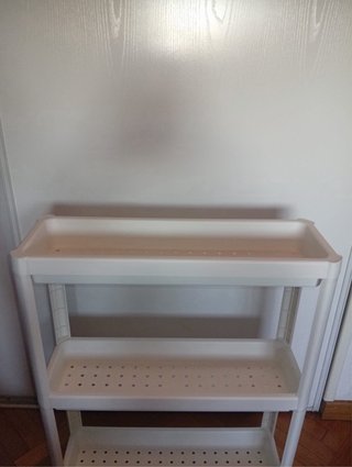 Carrito Auxiliar IKEA 3 Niveles Blanco