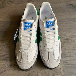 Adidas Samba OG Blancas Verdes Talla 39 Con Caja