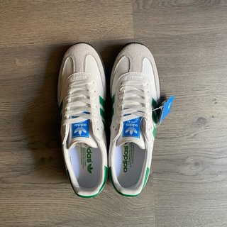 Adidas Samba OG Blancas Verdes Talla 39 Con Caja