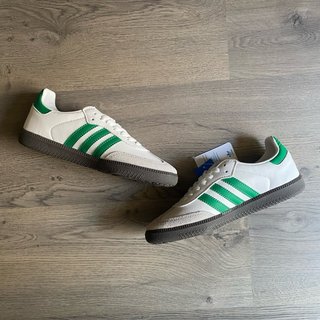 Adidas Samba OG Blancas Verdes Talla 39 Con Caja