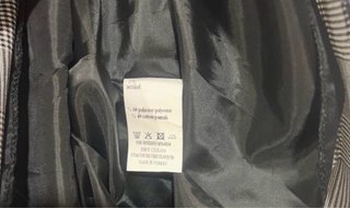Talla S. Vestido de cuadros sin mangas GDG ACTUEL