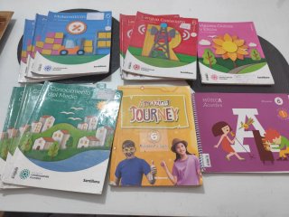 Libros de texto 6° primaria editorial Santillana