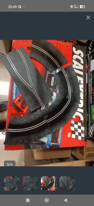 Scalextric Curva Chicane Deslizante 1/32
