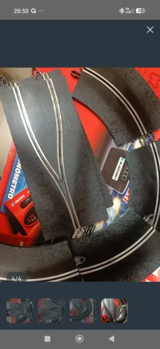 Scalextric Curva Chicane Deslizante 1/32