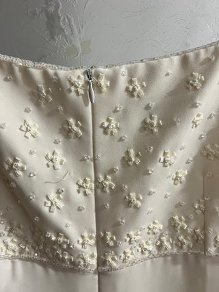 Vestido de Novia beis con Velo
