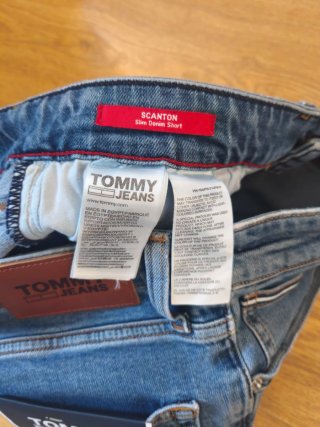 Tommy Jeans Vaqueros Cortos Azules  Scanton Slim