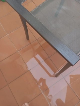Conjunto mesa de forja de Jaén y dos sillones
