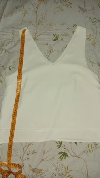 Blusa blanca fresca mujer talla única