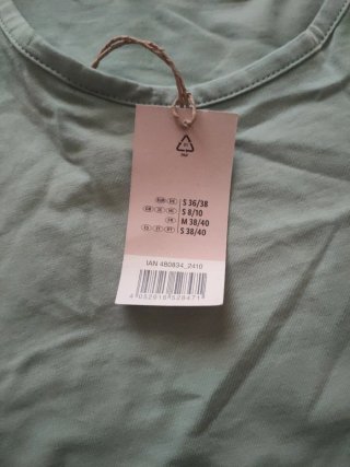Camiseta tirante cruzado verde