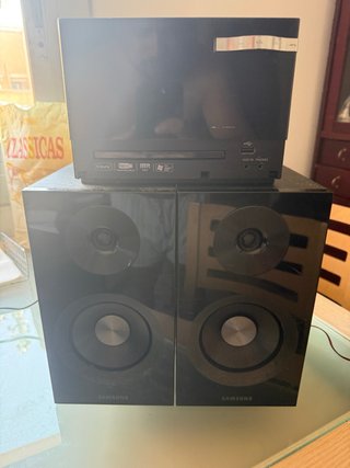 Equipo de música Samsung negro