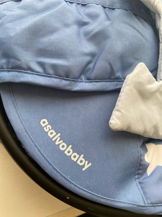 Hamaca bebé Asalvo Baby azul estrellas