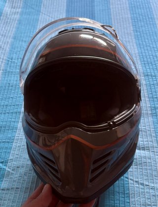 Casco Harley Davidson Negro Naranja